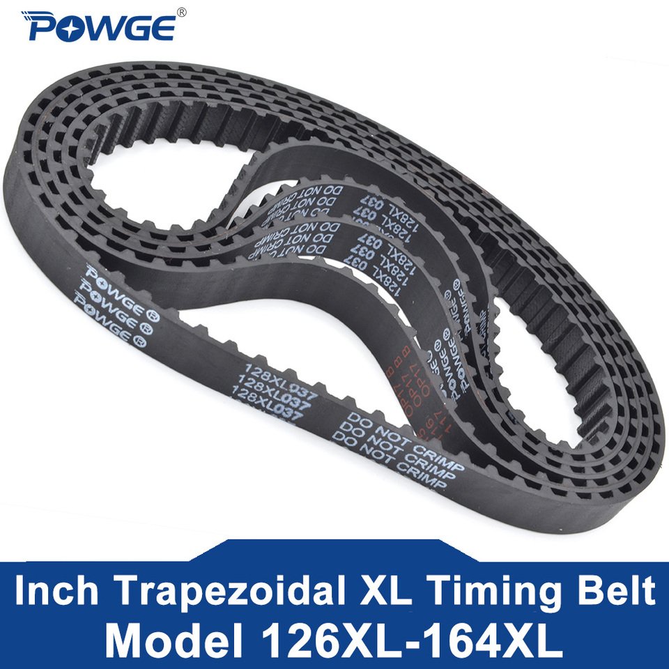 

POWGE 5 шт. Ремень ГРМ XL Lp = 128 130 132 134 136 138 140 142 144 146 148 150 152 154 156 158 160 162 164 Ширина 6-38 мм Резина