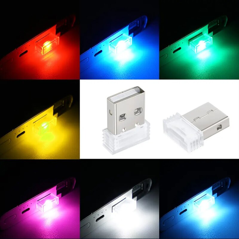 

Автомобильная компактная Usb-лампа, гибкая неоновая Светодиодная лампа для окружающей среды, автомобильная декоративная лампа для создания атмосферы в салоне автомобиля, аксессуары для окружающей среды
