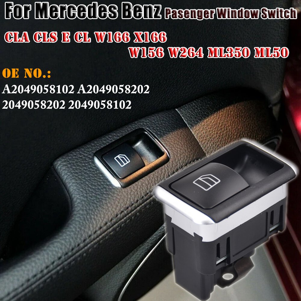 

Кнопка переключателя стеклоподъемника для Mercedes-Benz CLA CLS E W166 X166 W156 W264 GLE250 GLE350 GLE400 GLE500 GLE320