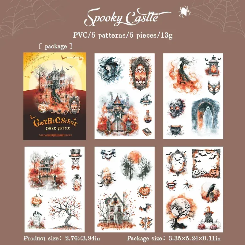 

Jianwu Gothic Siege Series наклейки ПВХ