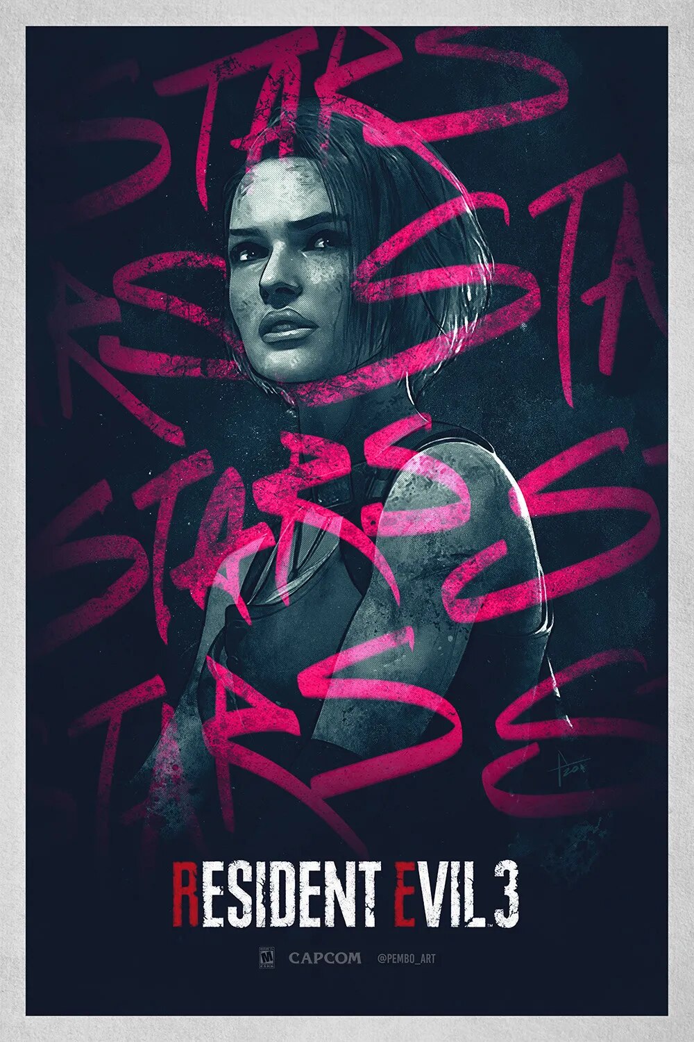 

Картина Resident Evil Холст