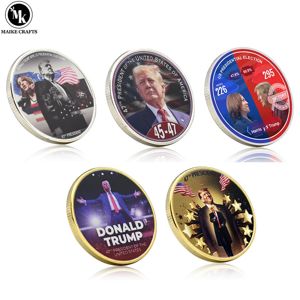 

Памятная монета Дональд Трамп olevo