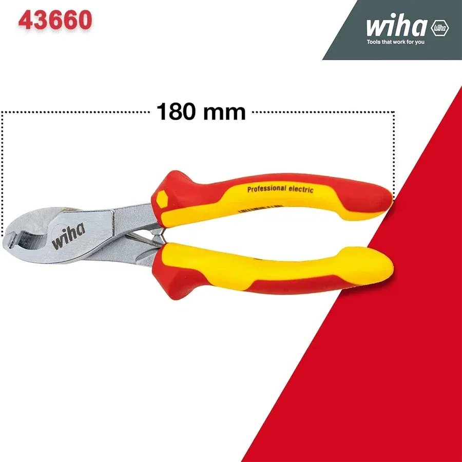 

WIHA 43660 изолированные кабельные кусачки 1000В