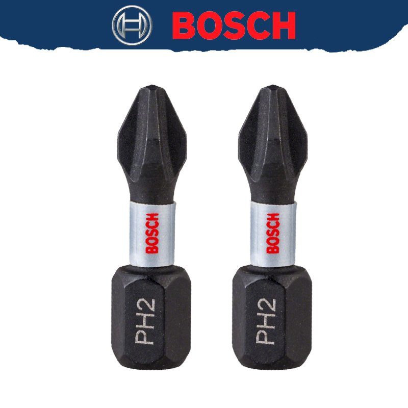

BOSCH Насадки для ударных отверток S2 PH1/PH2/PH3/PZ2/PZ3