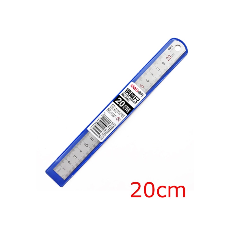 

Металлические линейки Deli Steel 15/20/30 см