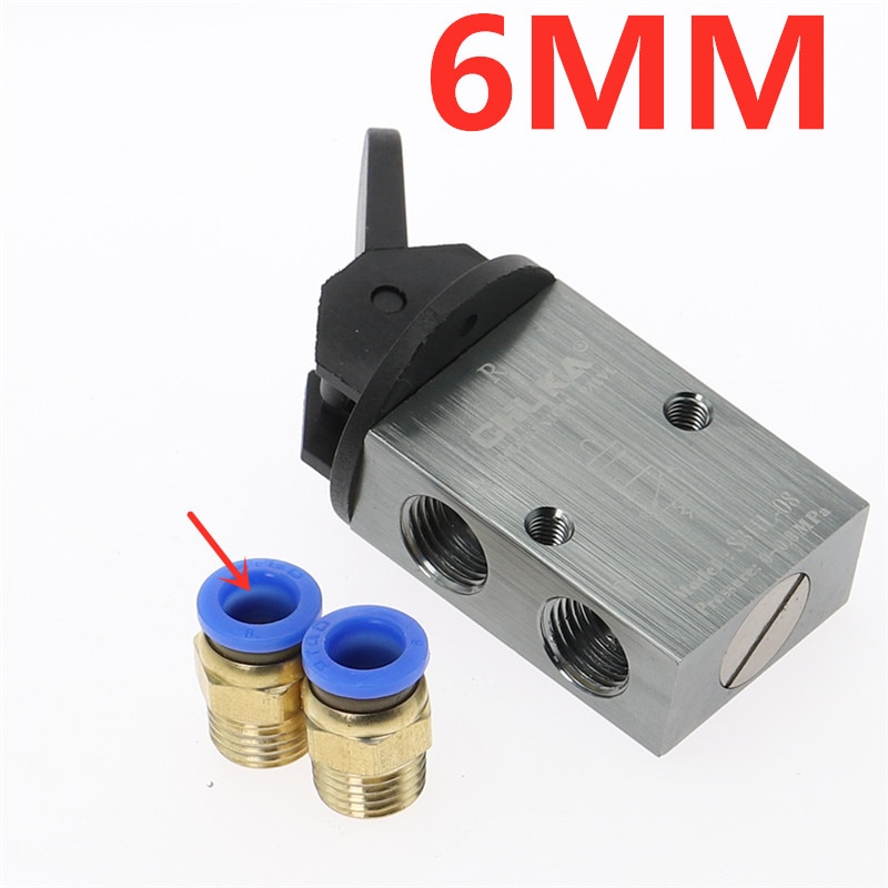 

Пневматический клапан S3HL-08 2 положения 3 направления