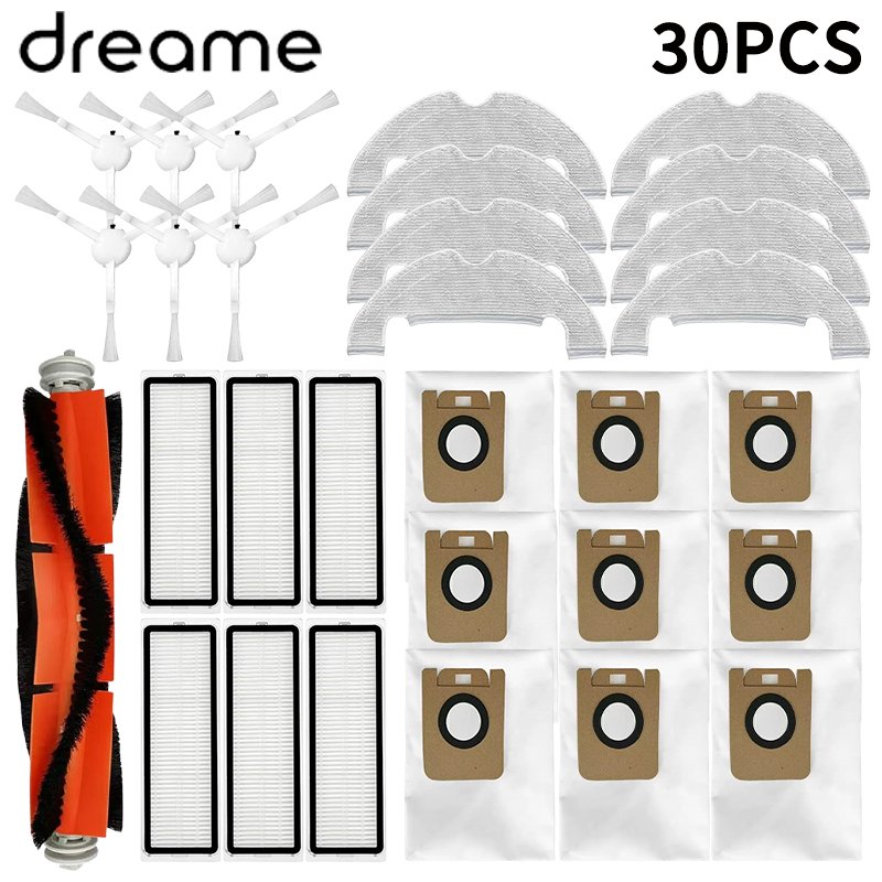 

Dreame Bot D10 Plus / RLS3D / Z10 Pro / L10 Plus Запасные части Основный ролик Боковая щетка Hepa Фильтр Швабра Ткань Мешок для пыли Аксессуары