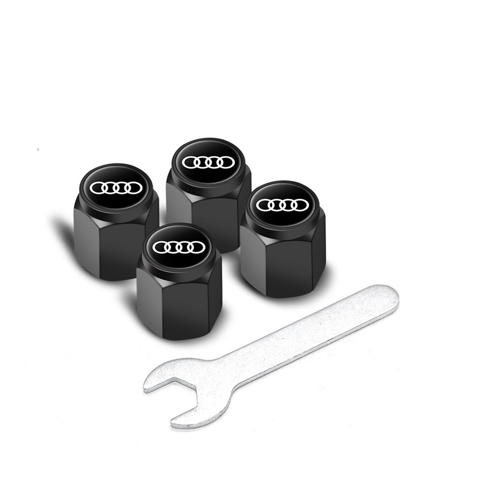 

4 шт., колпачки для пневматических клапанов AUDI RS S SLINE A4 A3 A6 Q3 quattro Q7 TT B8 8P A1 A3 8P A4 B5 B6 B7