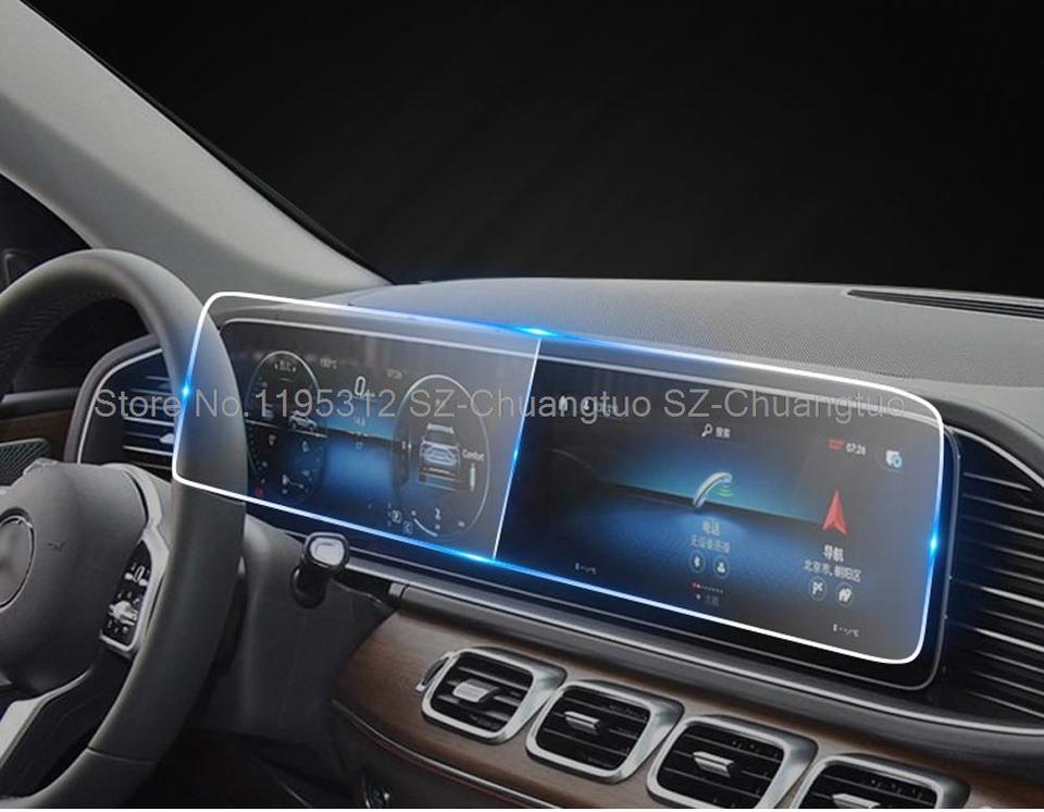 

Пленка из закаленного стекла для Mercedes Benz GLE 2020-2024 GLS G S Glass W167 V167 GLE350/450 X167 G463 G500 W222, автомобильная навигация
