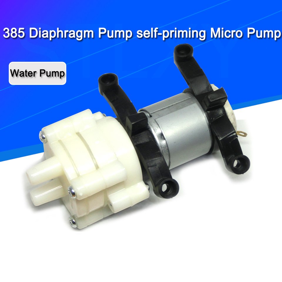 

385 DC 6V-12V Высокая термостойкость 100 градусов по Цельсию мини микро водяной насос мембранный Водяной насос вакуумный насос