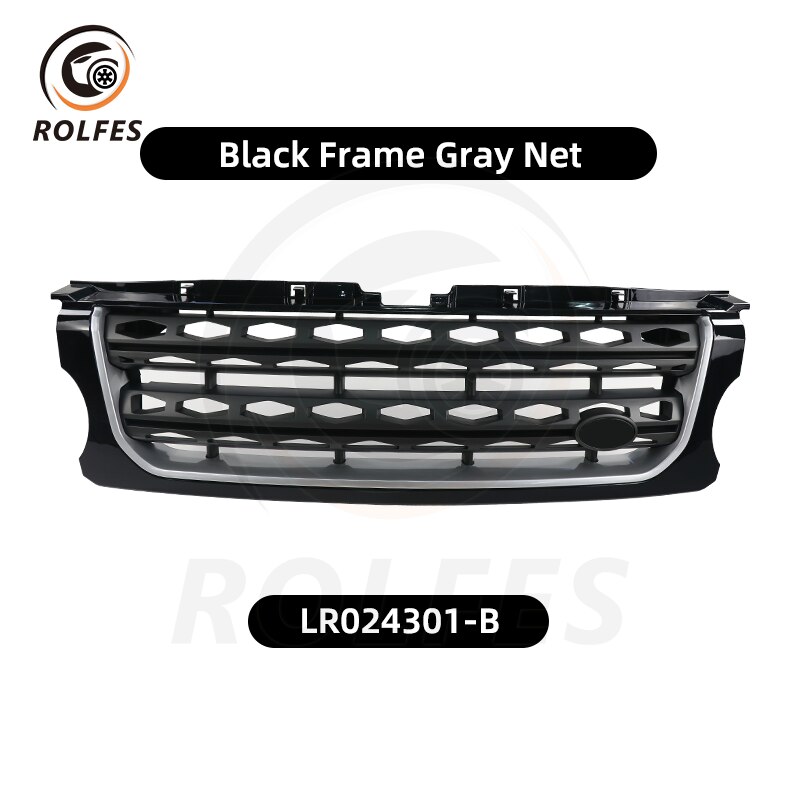 

ROLFES для Land Rover Discovery 4 LR4 2010-2014 2015 2016 L319 передний бампер автомобиля, центральная панель, Стайлинг, верхняя гоночная решетка, решетки