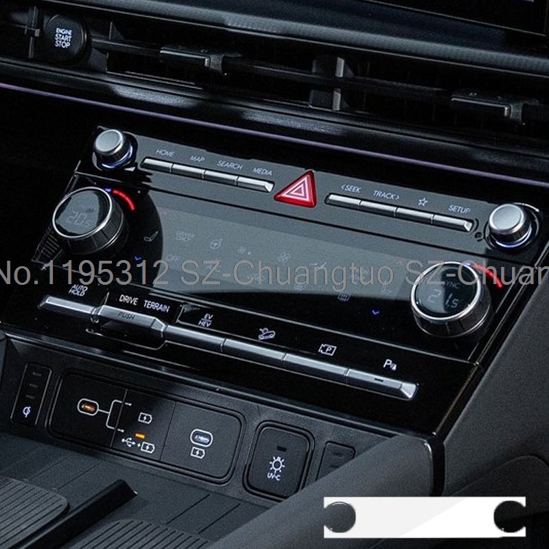 

Защитная пленка из ТПУ для Hyundai Santa Fe 2024 2025, внутренняя пленка для экрана кондиционера от царапин