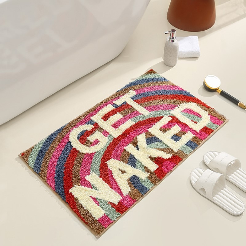 

Rainbow Get Naked Коврик для ванной из микрофибры