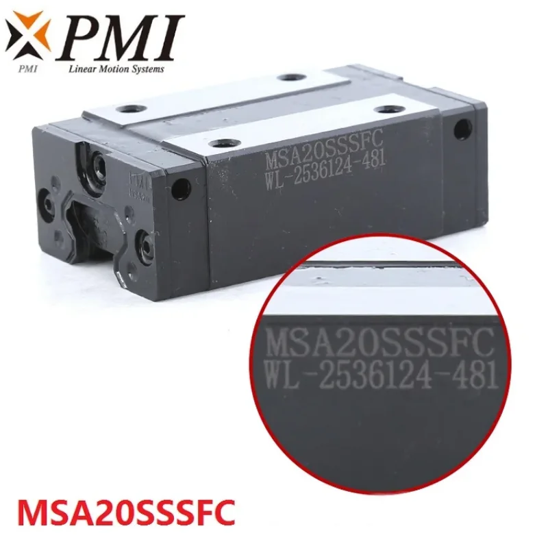 

Оригинальные линейные направляющие блоки PMI MSA20S-N 4 шт.