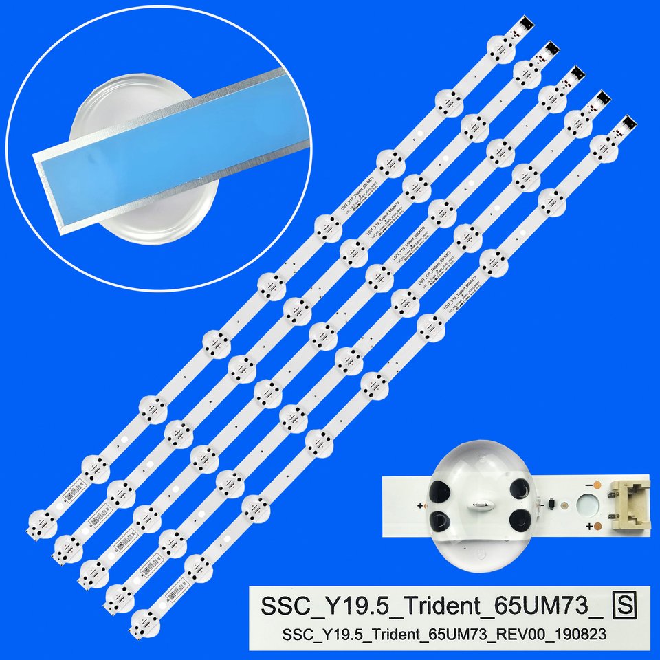 

Светодиодная лента подсветки SSC_Y19_Trident_65UM73 для телевизора