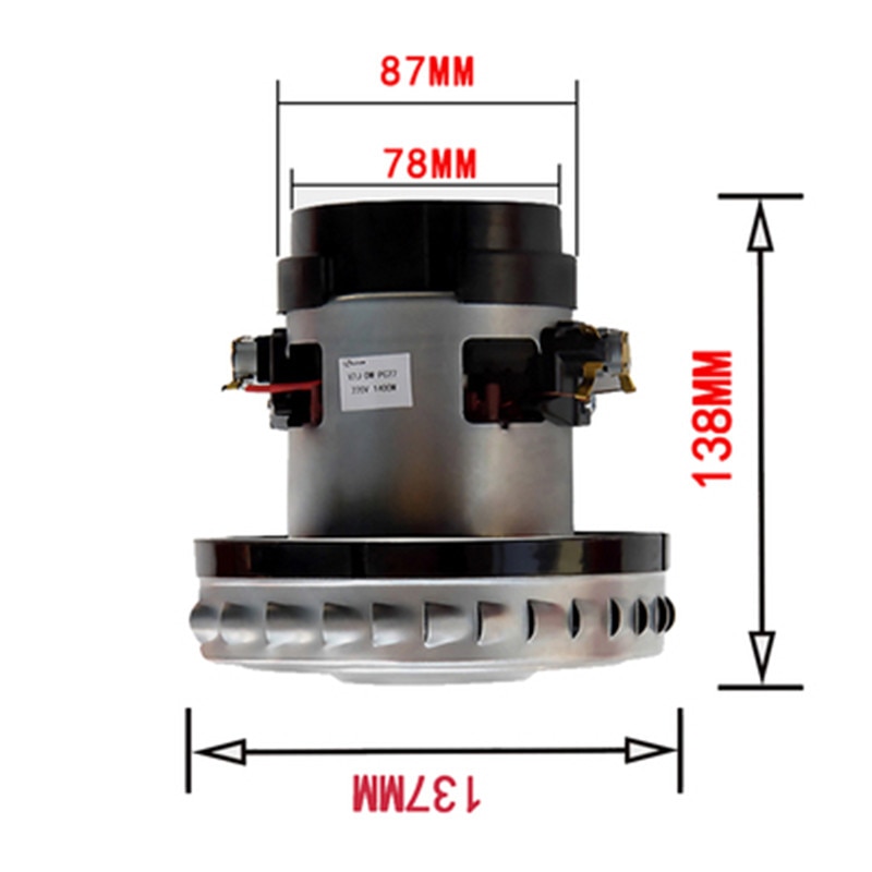 

Двигатель для пылесоса LEXY VC-CW3002 Karcher WD3.200 1400 Вт