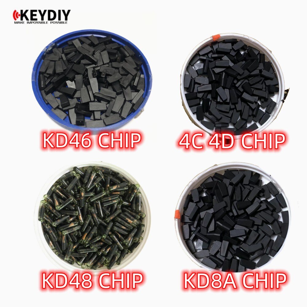 

10 шт. чип KD транспондерный чип KD 4D ID4C ID46 KD4D KD46 KD48 KD8A 4C 4D 46 48 8A копировальный чип для KEYDIY KD-X2