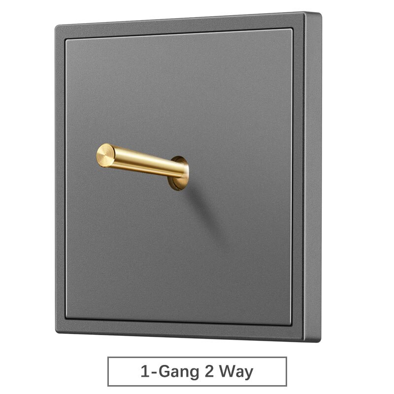 

Винтажный серый пластиковый переключатель 1-4 Gang