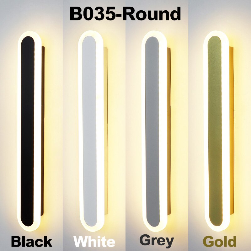 

AMNU Скандинавская настенная LED лампа 40/60/80/100/120 см