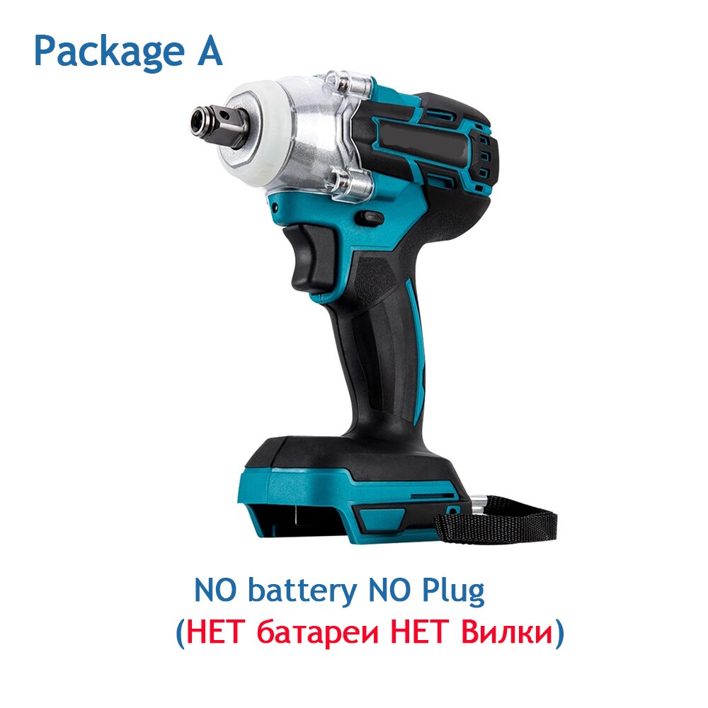 

Бесщеточный ударный гайковерт RDDSPON 1/2", совместимый с батареей Makita 18-21В