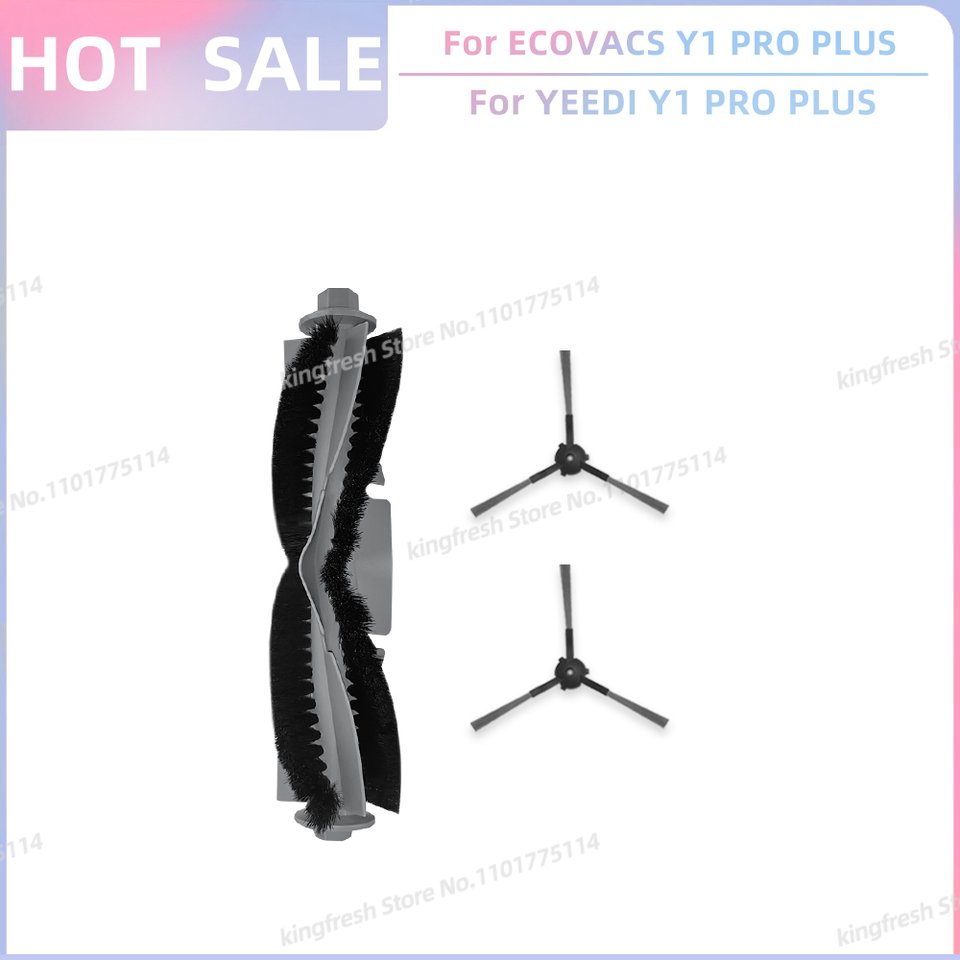 

Подходит для ECOVACS Y1 PRO PLUS/ Y1 Plus, DEEBOOT NEO 2.0 Plus, YEEDI Y1 PRO PLUS Запчасти для пылесоса Основной валик Боковая щётка HEPA фильтр Тряпка Аксессуары