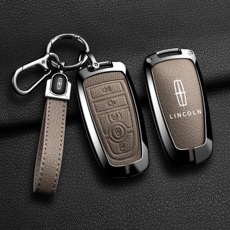 

Для Lincoln Corsair Nautilus Aviator Navigator Continental алюминиевый MKT сплав чехол для ключей от автомобиля брелок для ключей автомобиля чехол для ключей