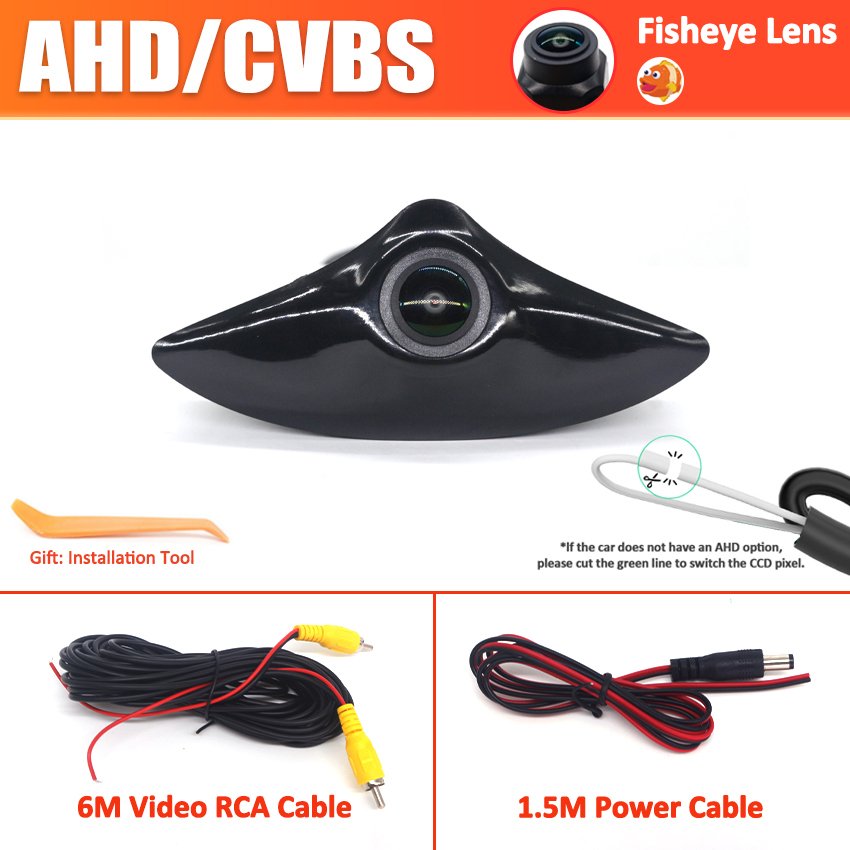 

170 ° AHD 1080P Автомобильная HD камера переднего вида для Mazda 2 3 5 6 8 CX-7 CX-9 CX-5 CX5 KE CX7 CX9 MPV R8 Водонепроницаемая ПЗС вперед