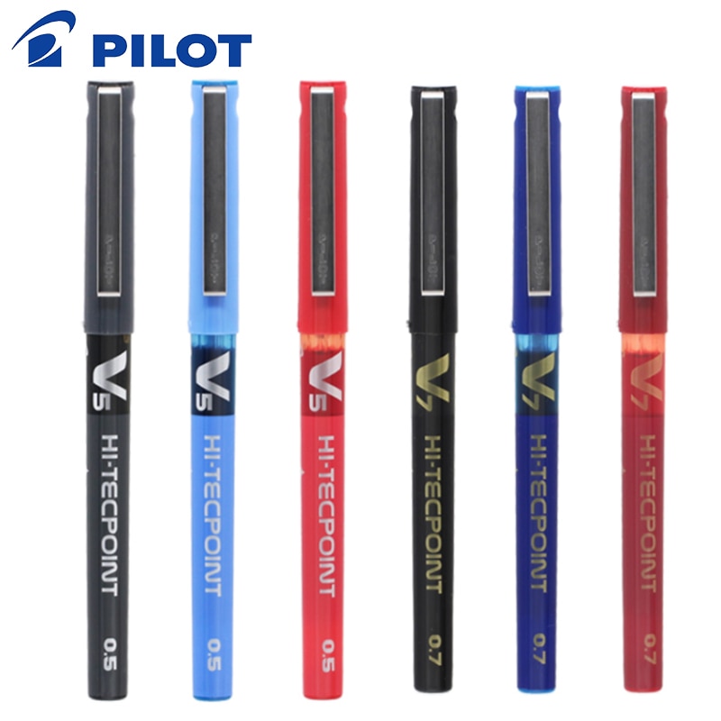 

5 шт./лот Pilot BX-V5/V7 гелевые ручки 0,5 мм/0,7 мм разноцветные