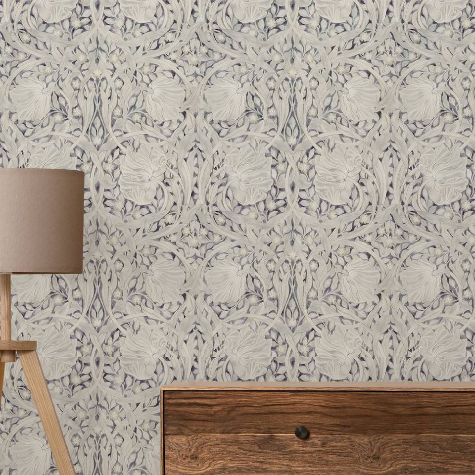 

Обои William Morris Pimpernel Peel and Stick, винтажные обои с цветочным рисунком для декора гостиной, рулон настенной бумаги в стиле модерн