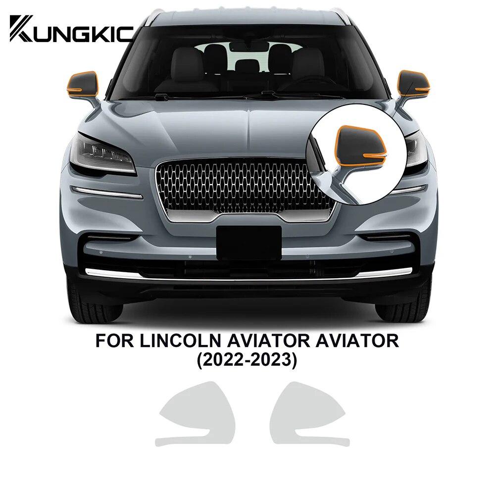

Пленка для передней фары Lincoln Aviator 2022-2023 из ТПУ для защиты автомобильной краски Precut PPF прозрачные аксессуары прозрачная наклейка