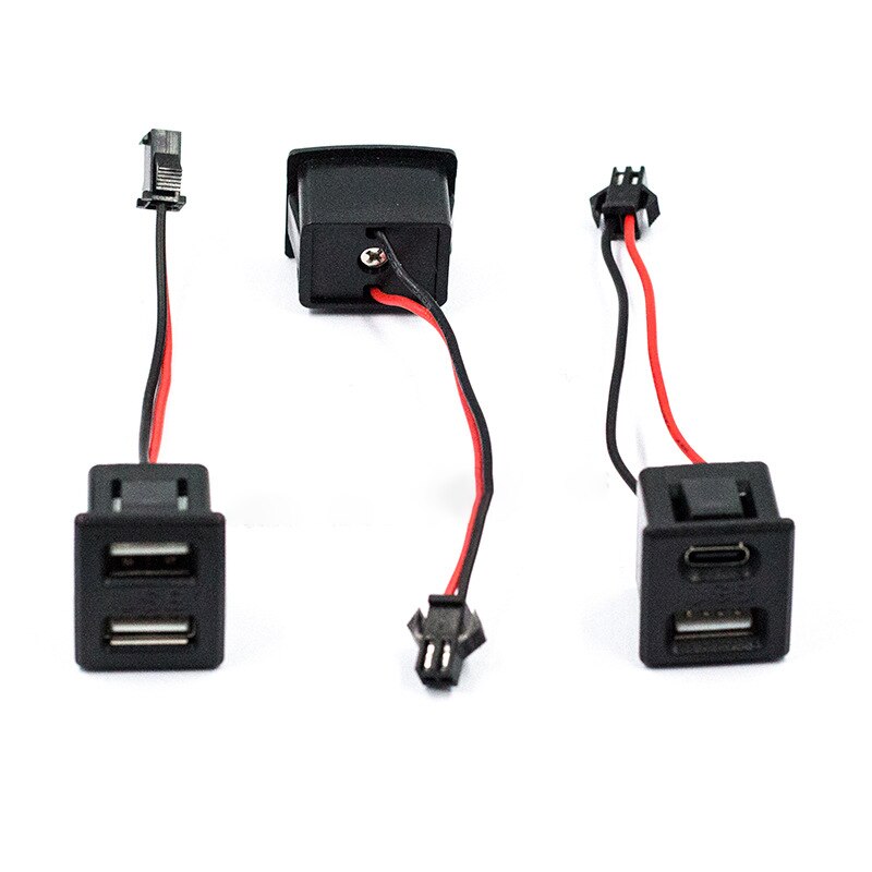 

1 шт., двухслойная USB-розетка с разъемом типа C