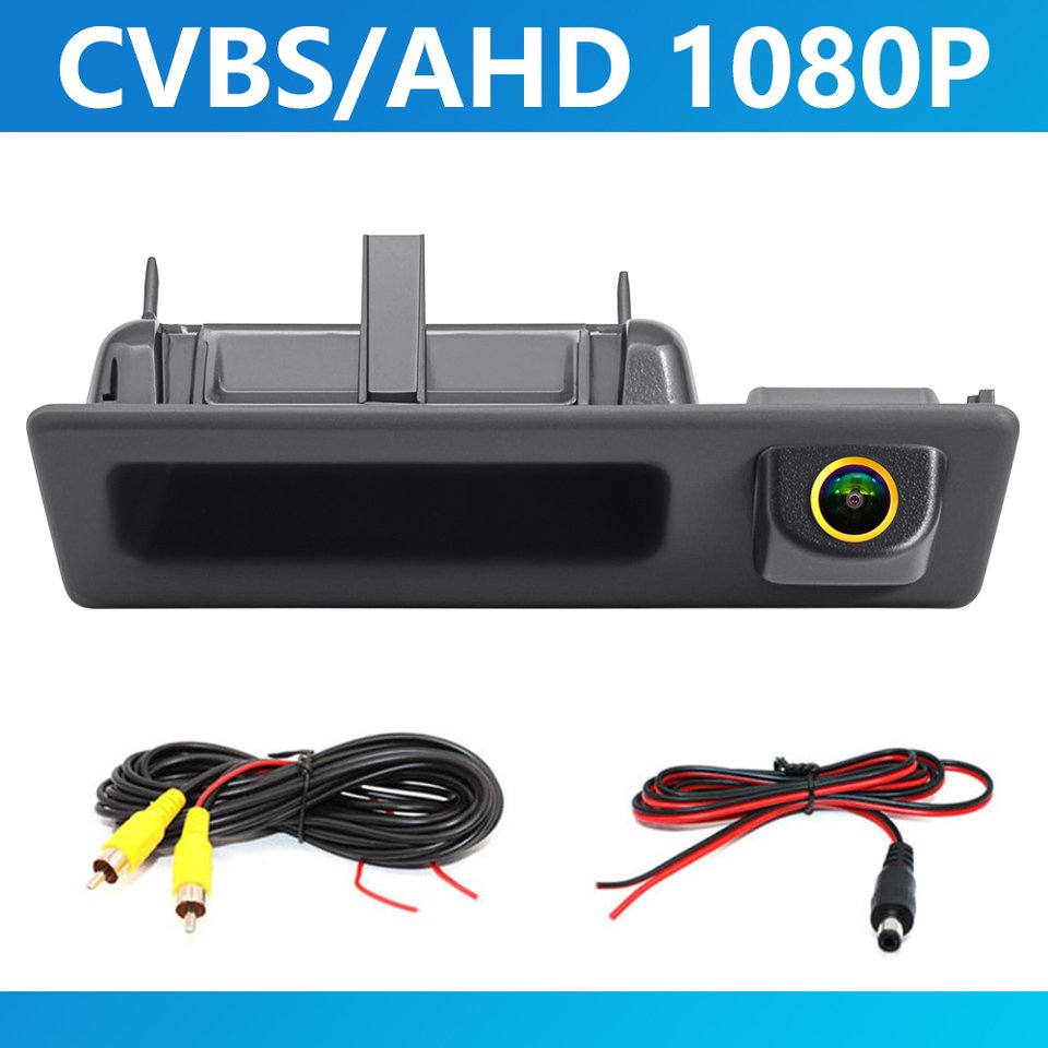 

4K AHD 1080P Автомобильная камера заднего вида на ручке багажника для BMW F10 F11 F30 X3 F25 F31 F46 X1 F48 F22 3 5 серии автомобиля HD ночного видения