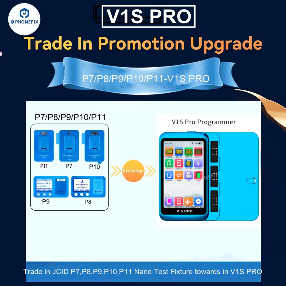 

JCID V1S PRO Торговля в рекламном обновлении для Pro1000S P11 P7 P8 P9 P10 Программатор Необходимо обеспечивает старый хост SN Zdjęcia и видео