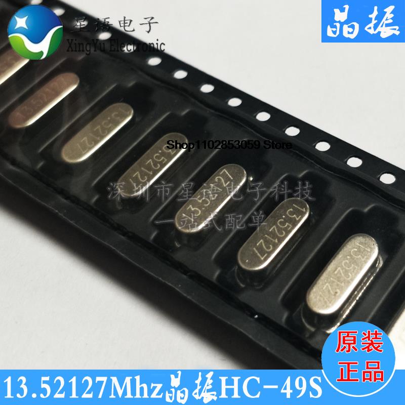 

10PCS 13,52127 mhz 13,52127 M HC-49SMD