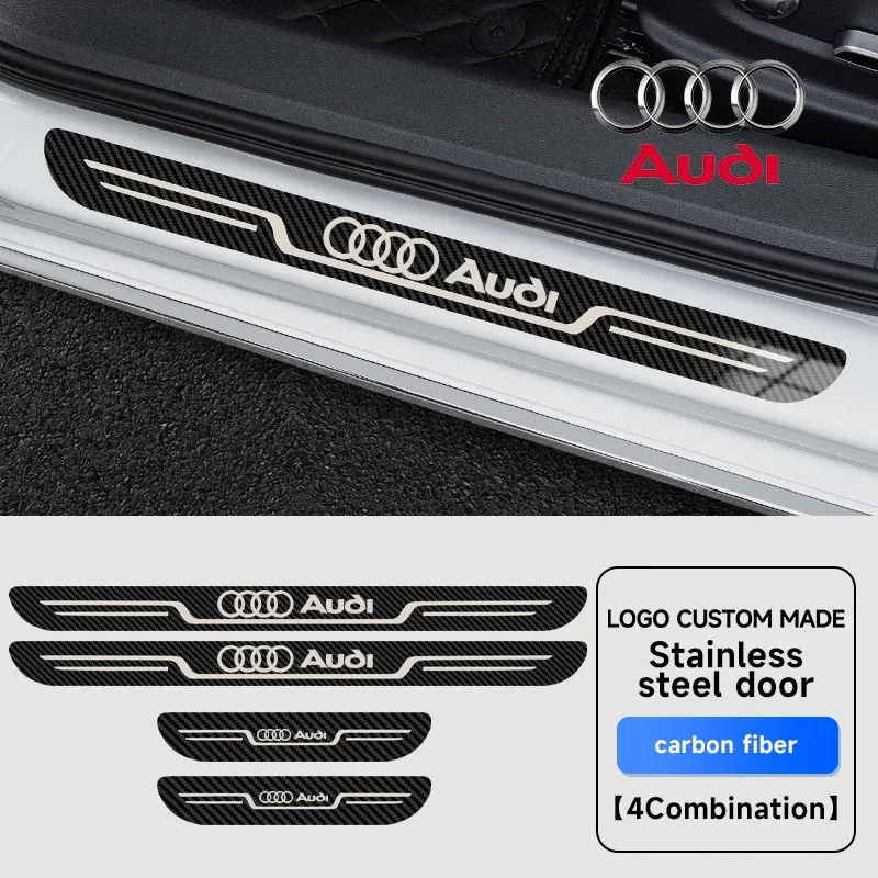

Автомобильная накладка на порог из нержавеющей стали для Audi Sline A1 A3 A4 A5 A6 A7 A8 Q2 Q3 Q5 Q7 Q8 S3 S4 S5 S6 S7 RS3 RS4 RS5 RS6 TT