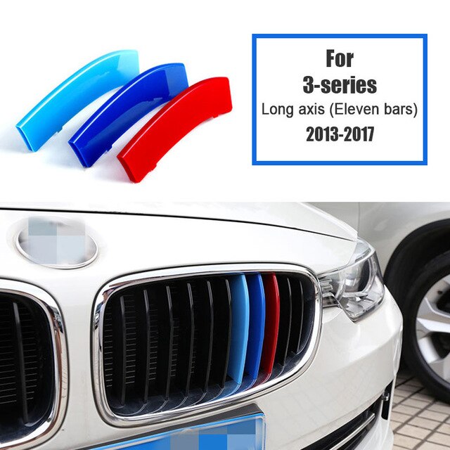 

Накладки на переднюю решетку радиатора Atreus, 3 шт., для BMW F10, F30, F18, F35, 3, 5 серий, для автоспорта