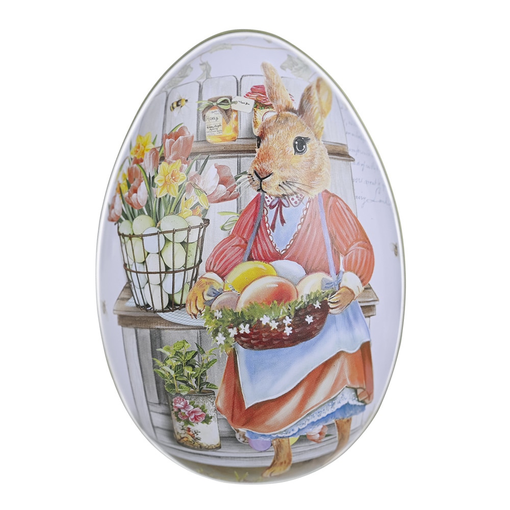 

Металлическая коробка для пасхальных яиц
