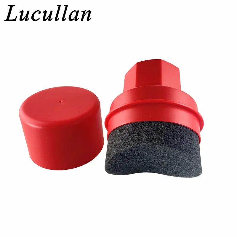 

Lucullan RED АБС-пластик, чехол с шестигранной ручкой, автомобильный аппликатор из восковой пены-губка для детализации автомобиля для блестящей повязки шин