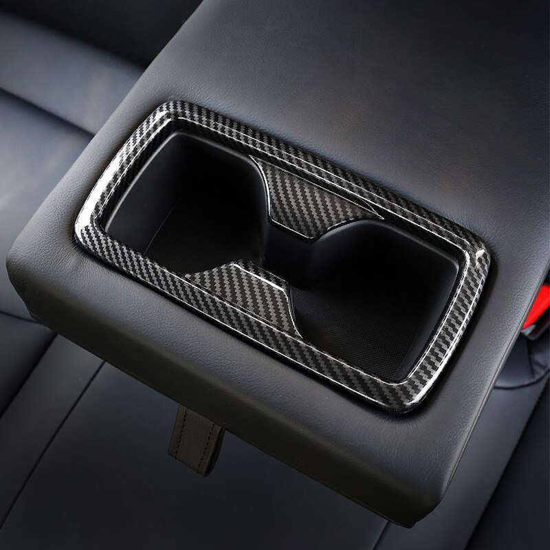 

Для Toyota RAV4 XA50 2019 2020 2021 2022 2023 2024 RAV 4 Гибридный ABS автомобильный задний ряд держателя чашки для воды крышка рамка отделка аксессуары