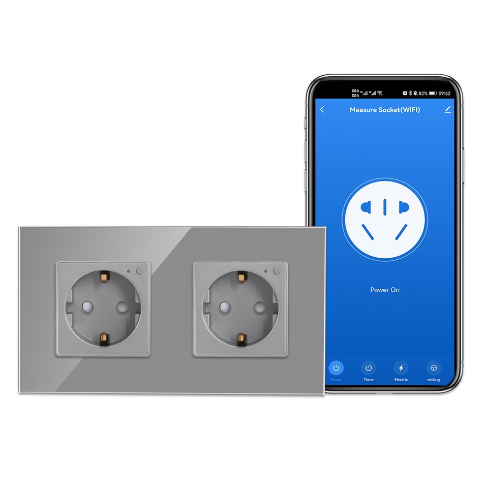 

Умная розетка Bingoelec ZigBee черная