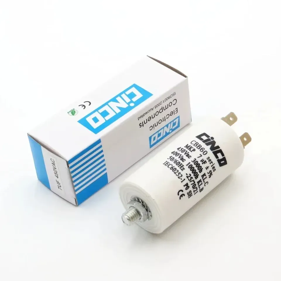 

Конденсаторный двигатель CBB60 14-35uf 450V