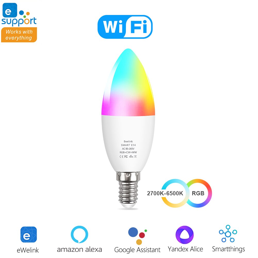 

EWelink E14 Светодиодная лампа Zigbee