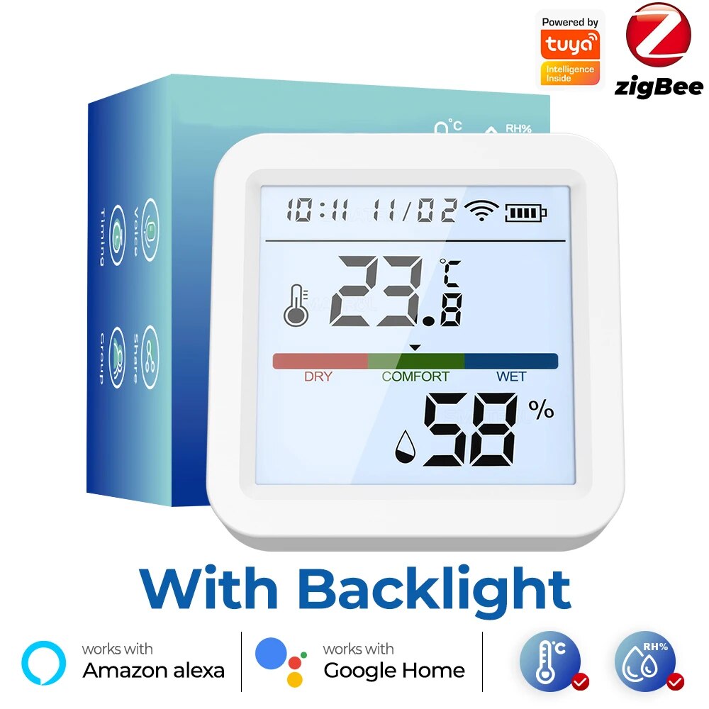 

Туя Wi-Fi Zigbee датчик температуры и влажности