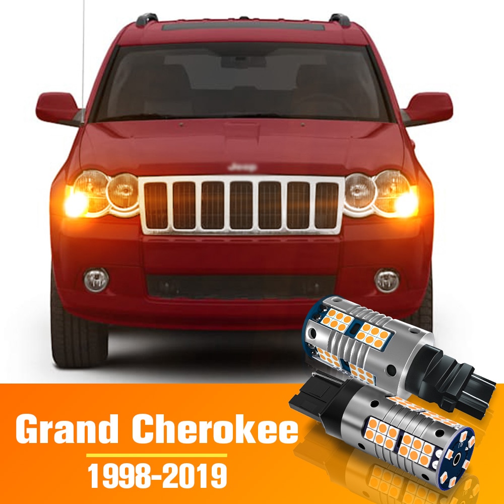 

2 шт., Светодиодные поворотники для Jeep Grand Cherokee 1998-2019 2005 2006 2007 2008 2009 2010 2011