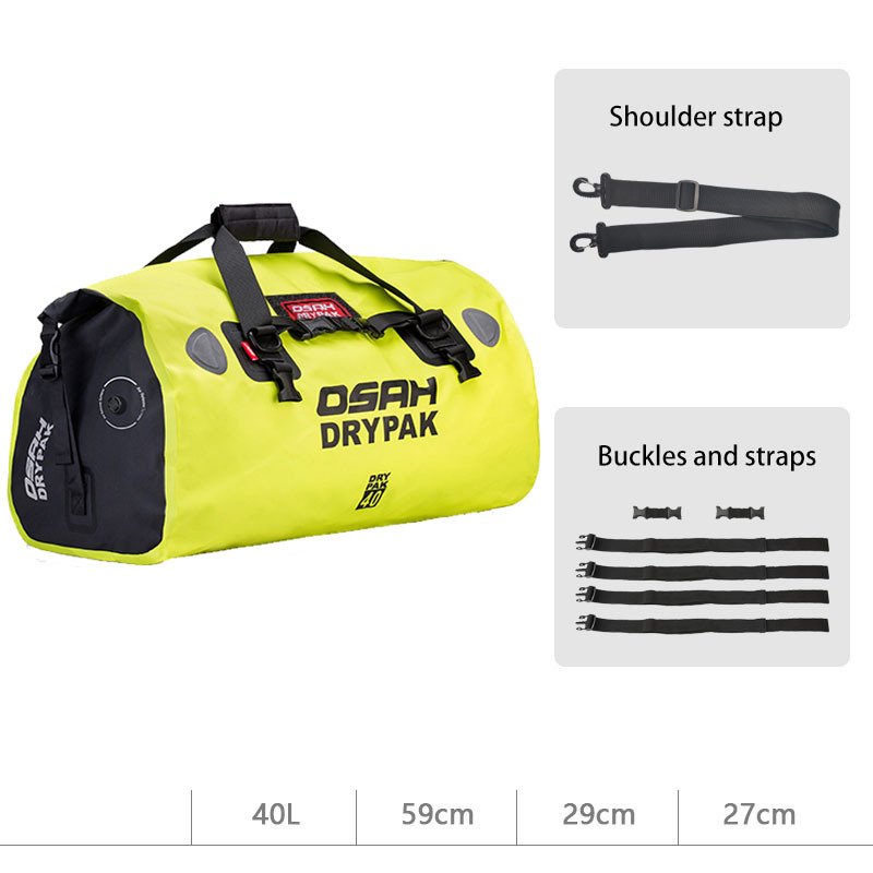

Водонепроницаемая задняя сумка для мотоцикла OSAH DRYPAK Moto 40/60 литров