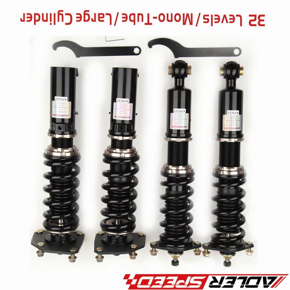 

ADLERSPEED для 1990-1994 ECLIPSE 1G EAGLE TALON FWD 32-ходовых моноламповых койловеров, комплект