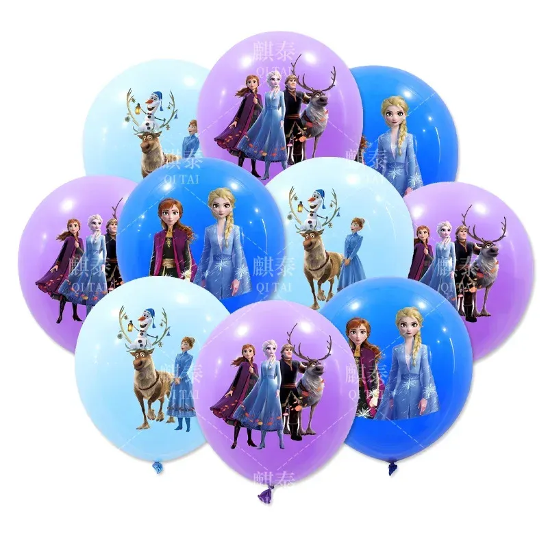 

10 Упаковок Воздушных Шаров Disney «Холодное Сердце» Эльзы Для Дня Рождения