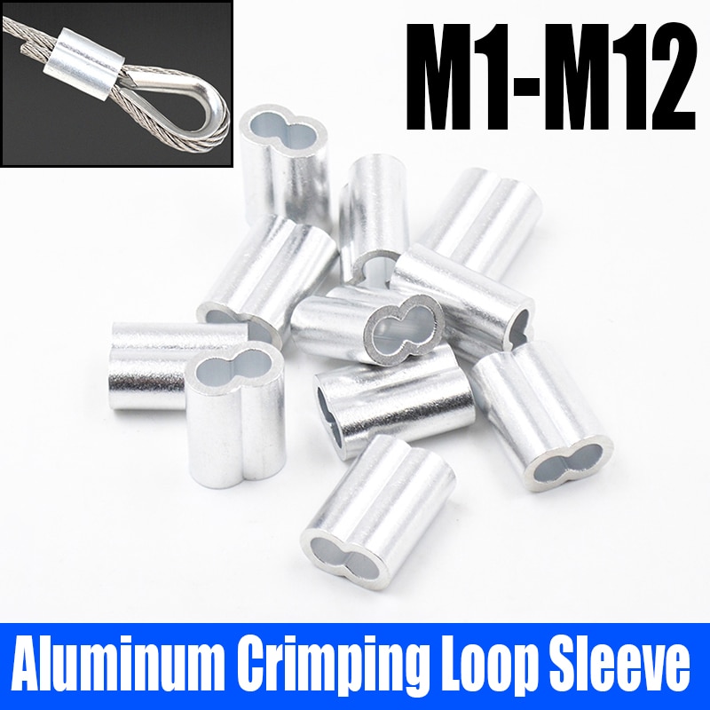 

Алюминиевые обжимные петли M1-M12