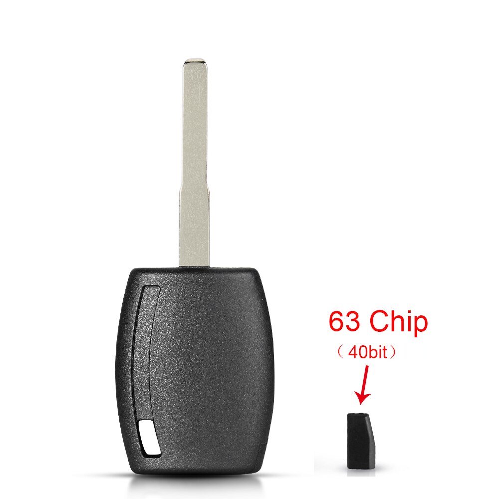 

KEYYOU 4D63 40Bit 80Bit транспондер чип зажигания дистанционный ключ оболочка для Ford Fiesta Mondeo Focus C-Max Galaxy чехол HU101 Blade