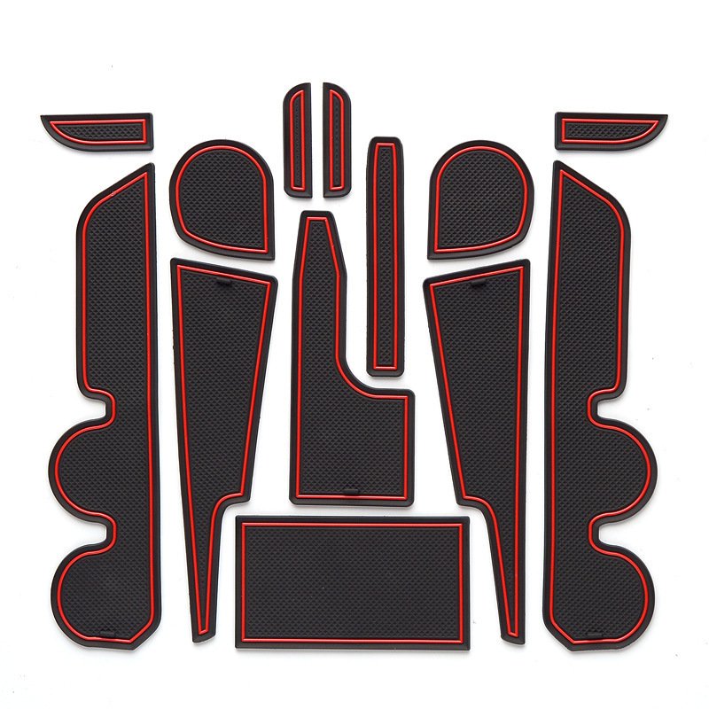 

Резиновый коврик для двери для Daihatsu Rocky Toyota Raize Perodua Ativa A200 2020 ~ 2022, подушка для хранения ворот, слот для хранения, подставка, пыленепроницаемая